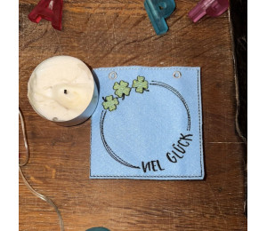 ADVENTSKALENDER 21. Dezember - Stickserie - ITH Kerzenteppich Tasche